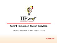 Patent Knockout Search Services | IIP Search