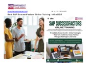 Best SAP SuccessFactors Online Training in the USA