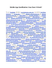 Mobile App Gamification: How Does It Work?