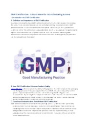 gmp certification