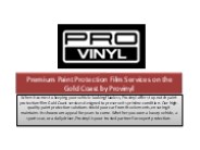 Premium Paint Protection Film Gold Coast | Ultimate Car Protection