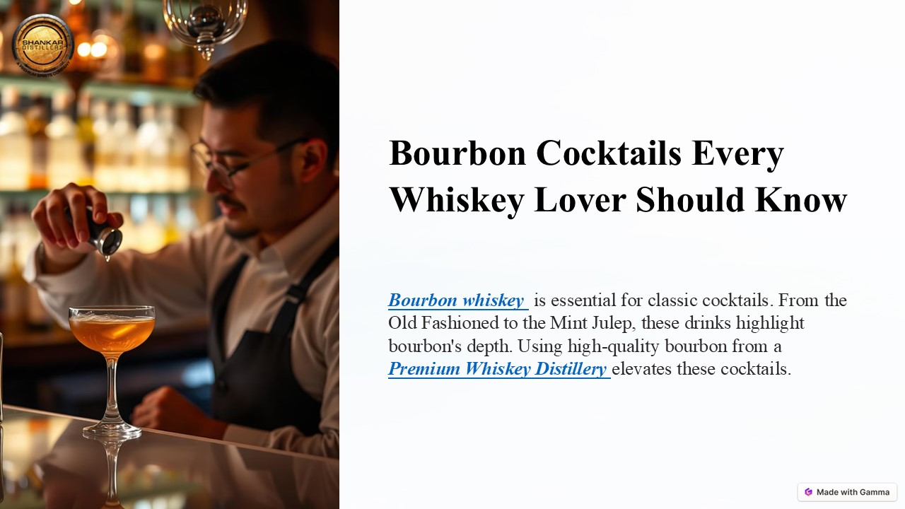 Classic Bourbon Cocktails: A Guide to Timeless Recipes