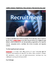 AddOn Global: Redefining Recruitment, Reinventing Success