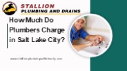 How Much Do Plumbers Charge in Salt Lake City?