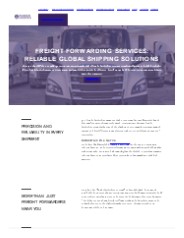 Freight Forwarding Services - Logistics Freight Forwarding