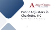 Choosing the Right Public Adjuster in Charlotte