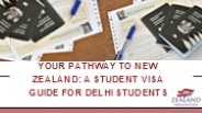 NZ Visa for Delhi Students