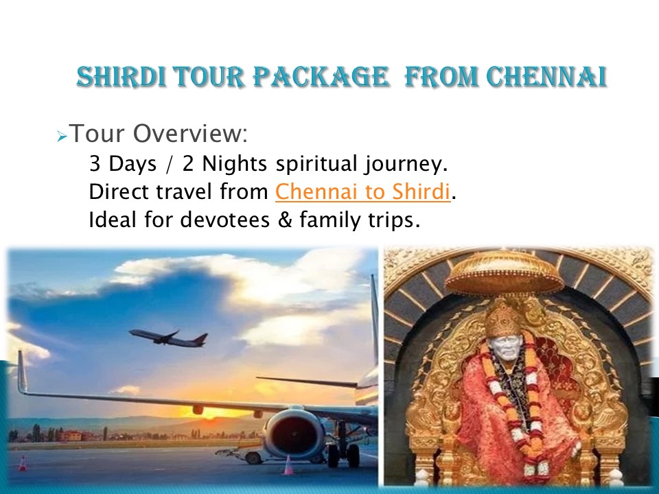 Shirdi tour package from Chennai (1)