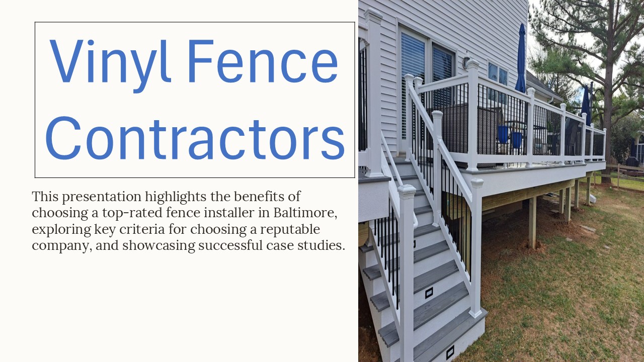 fence contractors in maryland