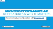 Learn MicroSoft Dynamics Ax Training Online | D365