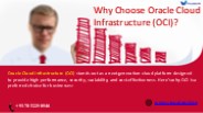 Oracle Cloud Infrastructure Course | OCI Training in Bangalore