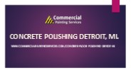 Concrete  Polishing Detroit Mi