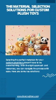 The Material Selection Solutions for Custom Plush Toys