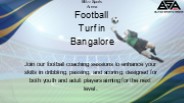 Football turf in Bangalore - Blitzz Sports
