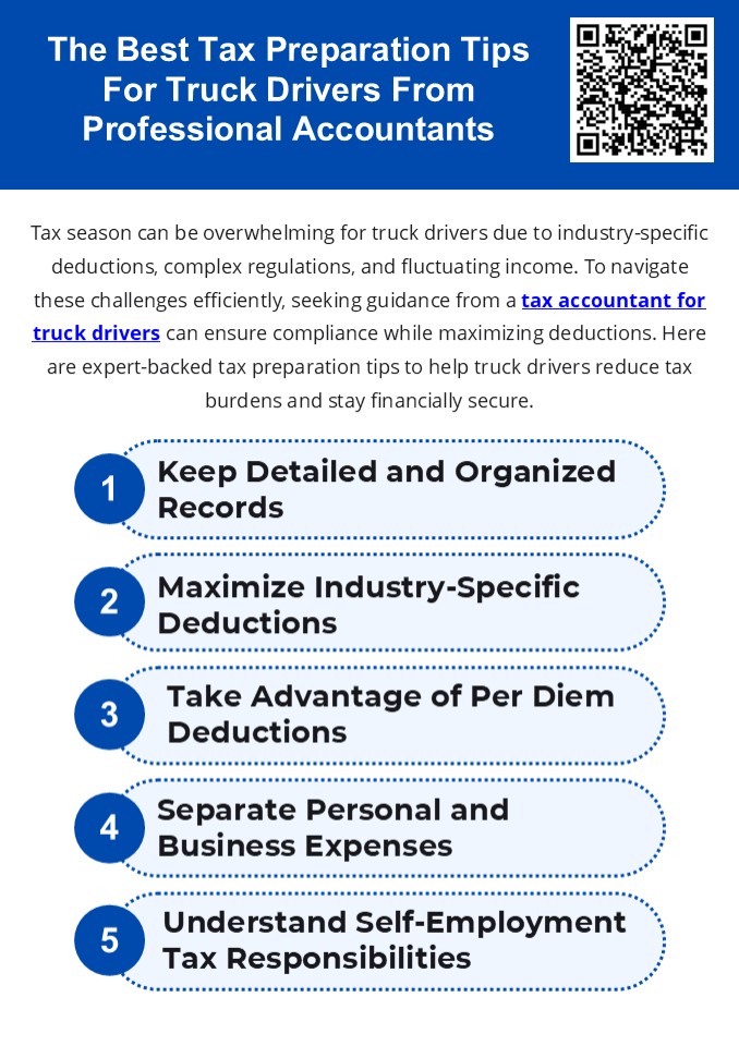 The Best Tax Preparation Tips For Truck Drivers From Professional ...