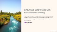 Ensuring a Safer Future with Environmental Testing