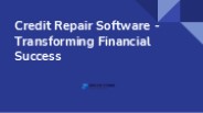 Credit Repair Software - Transforming Financial Success