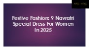 Festive Fashion: 9 Navratri Special Dress For Women In 2025