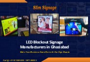 LED Blockout Signage Manufacturer in Ghaziabad