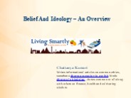 Belief And Ideology – An Overview