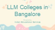LLM Colleges in Bangalore