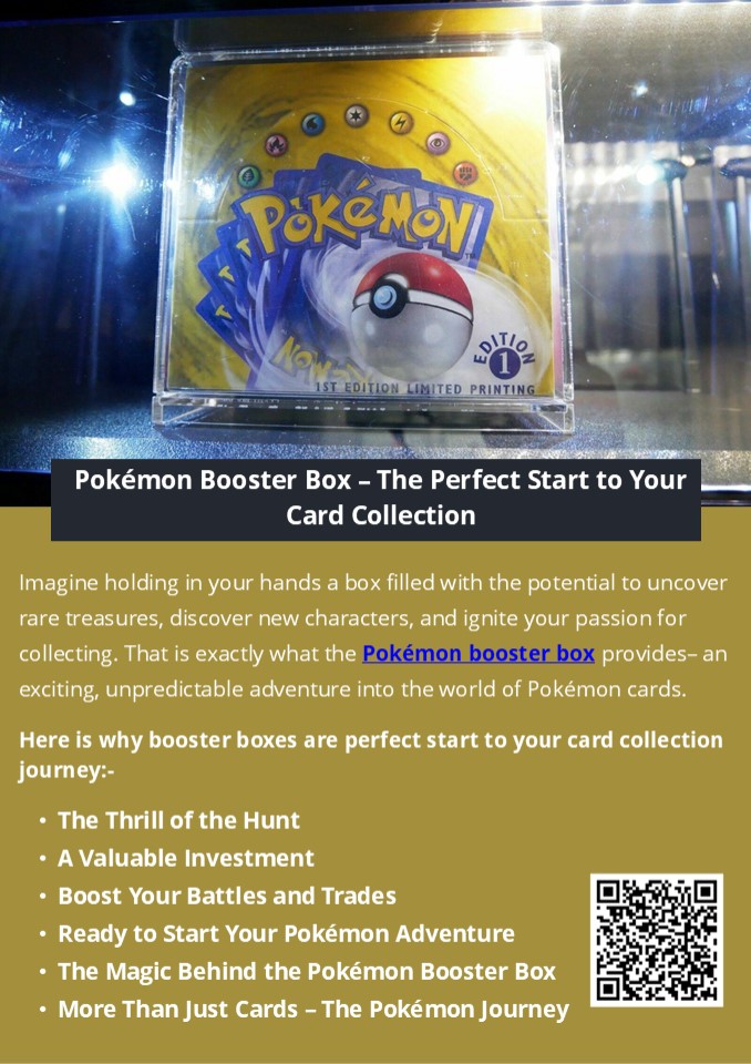 Pokémon Booster Box – The Perfect Start to Your Card Collection (1)