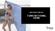How to Best Care for Turkish Towels | Loopys