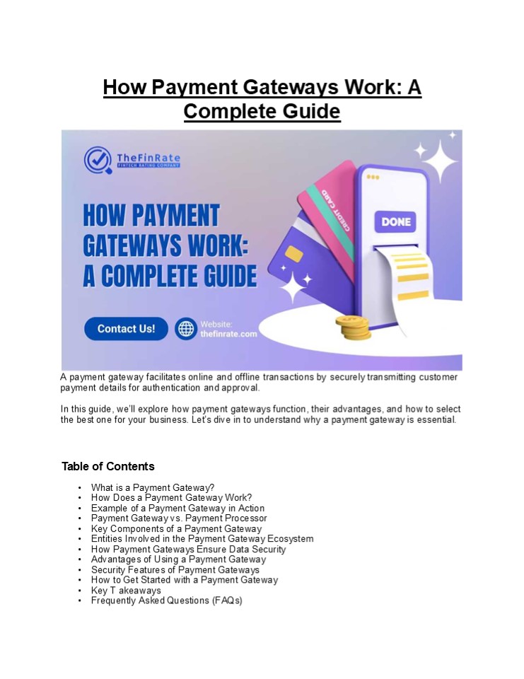 How Payment Gateways Work: A Complete Guide