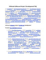 Ultimate Software Project Development FAQ
