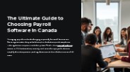 How to Choose the Best Payroll Software in Canada