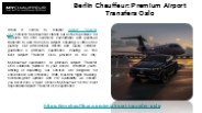Berlin Chauffeur: Premium Airport Transfers Oslo