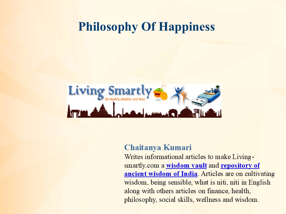 Philosophy Of Happiness