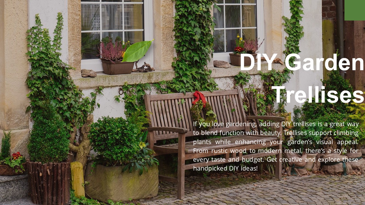 DIY Garden Trellis Ideas