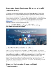 Innovation Meets Excellence: Digiprima at InnoEX 2025 HongKong