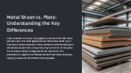 The Difference Between Metal Sheet and Plate