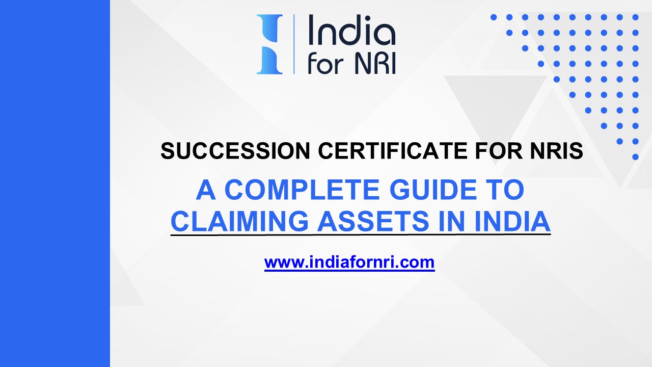 How to get succession certificate  in India