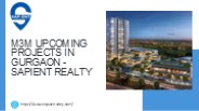 M3M Upcoming Projects In Gurgaon - Sapient Realty