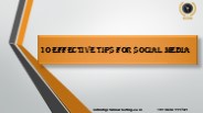 10 effective tips for social media