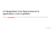UK Dependant Visa: Requirements & Application (2025 Updated)