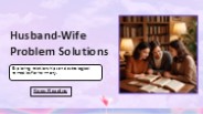 Husband Wife Relationship Solution