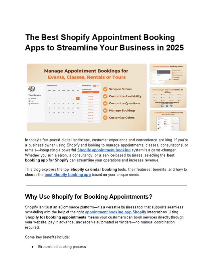 Best Shopify Appointment Booking Apps for Seamless Scheduling in 2025 ...