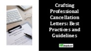 Order cancellation letter ,Cancellation letter format