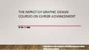 The Impact of Graphic Design Courses on Career Advancement