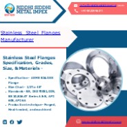 Stainless Steel Flanges | Gasket | Fasteners | Perforated Sheet