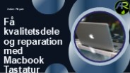 MacBook tastatur udskiftning