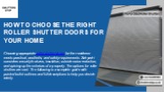 Commercial-Grade Fire-Rated Roller Shutter Door