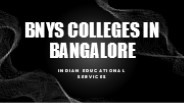 BNYS Colleges in Bangalore