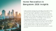 Home Renovation In Bangalore