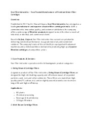 Star Filter Industries – Your Trusted Manufacturer of Premium Water Filter Cartridges