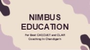 Cat, Cuet and Clat Coaching in Chandigarh